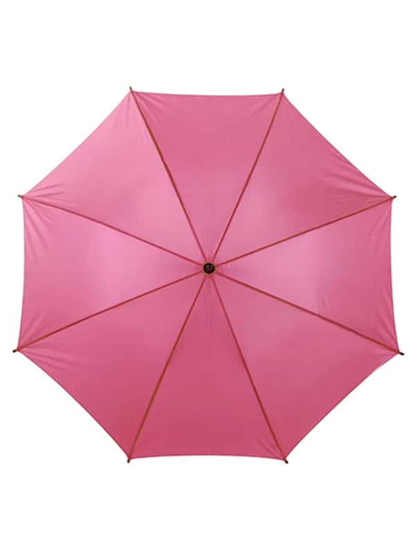 Automatik-Holzstockschirm Cork - Pink