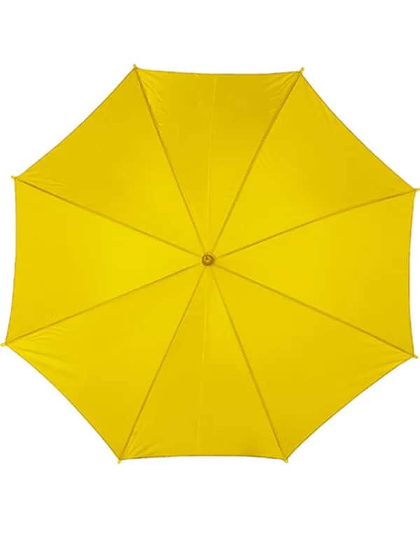 Automatik-Holzstockschirm Cork - Yellow