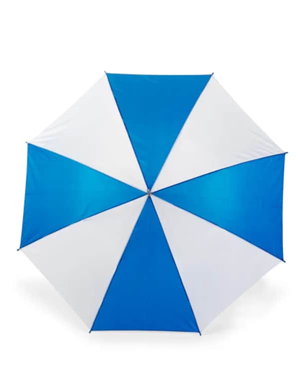 Stockschirm Automatik Holzgriff - Blue/White