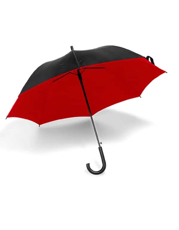 Automatik Stockschirm - Black/Red