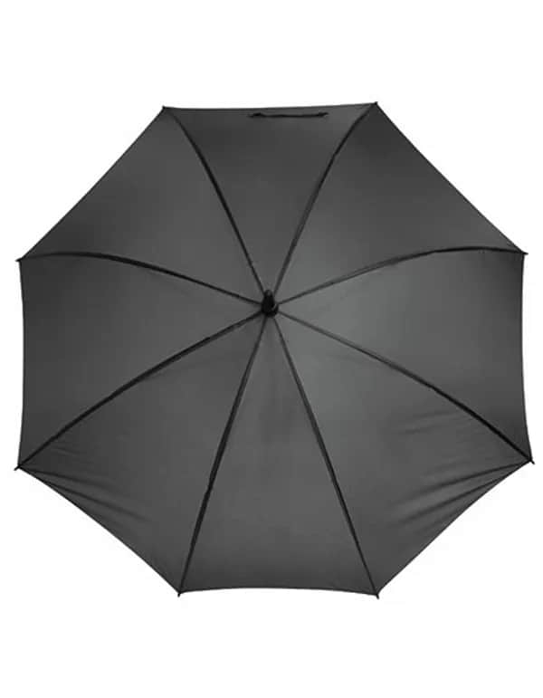 Fiberglas Sturmschirm mit Softgriff - Black