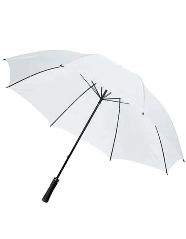 Fiberglas Sturmschirm mit Softgriff - White