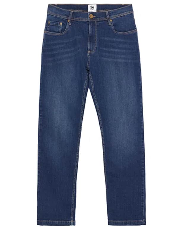 Leo Straight Jeans - Dark Blue Wash