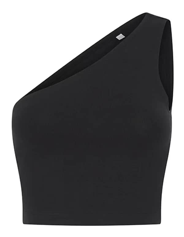 Women´s One Shoulder Top - Black