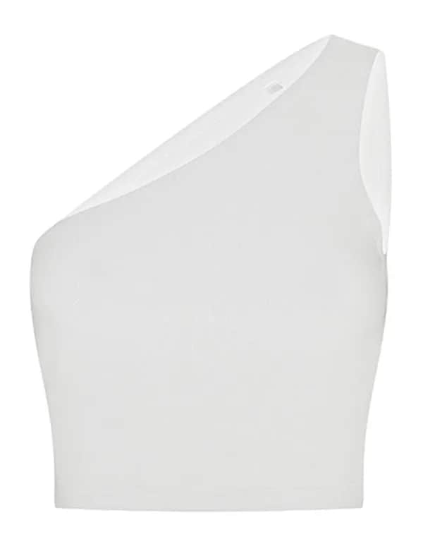 Women´s One Shoulder Top - White