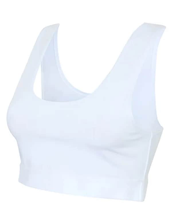 Women´s Fashion Crop Top - White/White