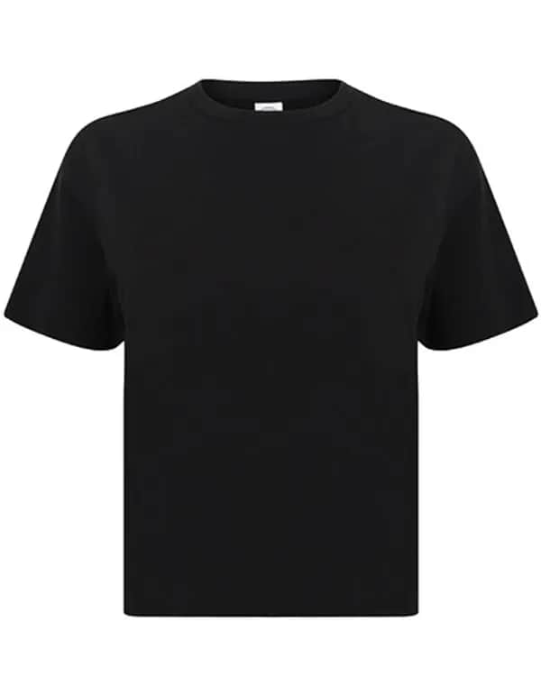 Women´s Cropped Boxy T - Black