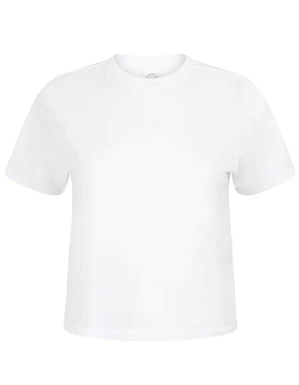 Women´s Cropped Boxy T - White
