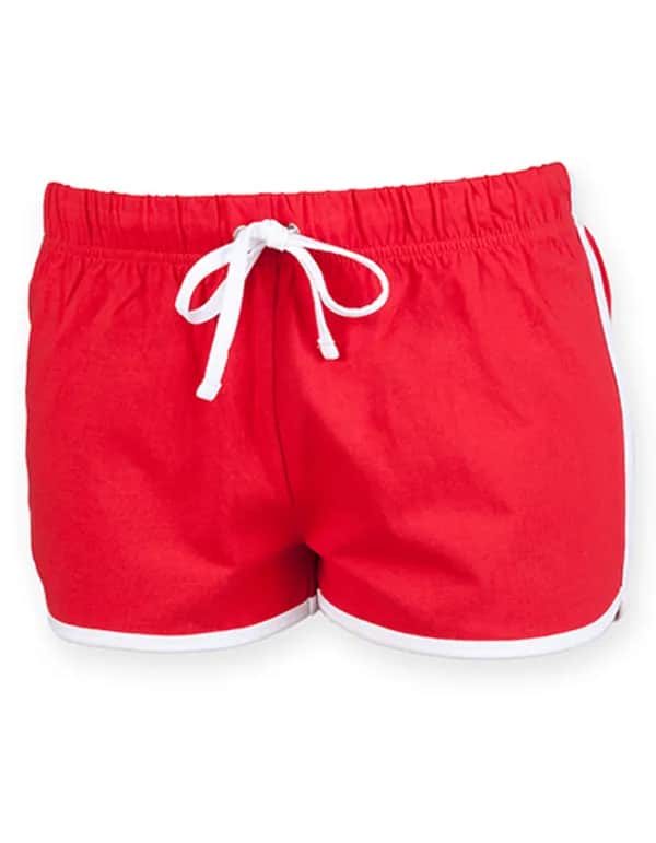 Women´s Retro Shorts - Red/White