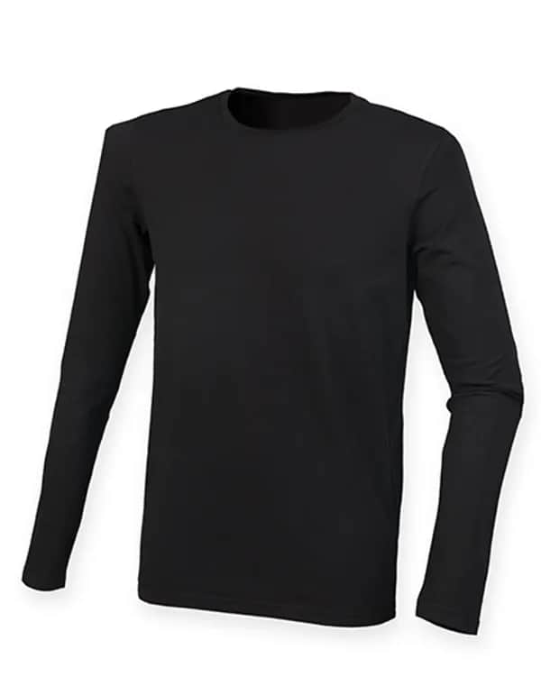 Men´s Feel Good Long Sleeved Stretch T - Black
