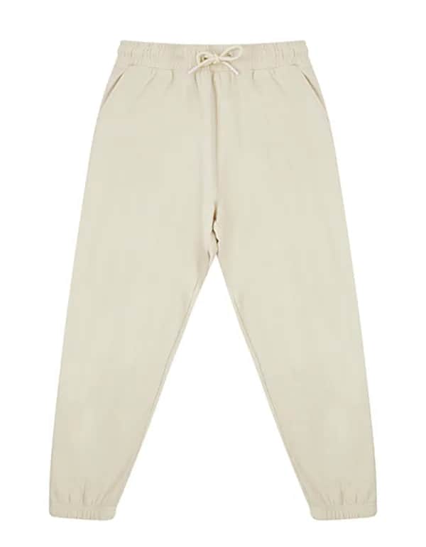 Unisex Sustainable Fashion Cuffed Joggers - Light Stone