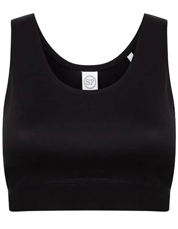 Kids´ Fashion Crop Top - Black/Black
