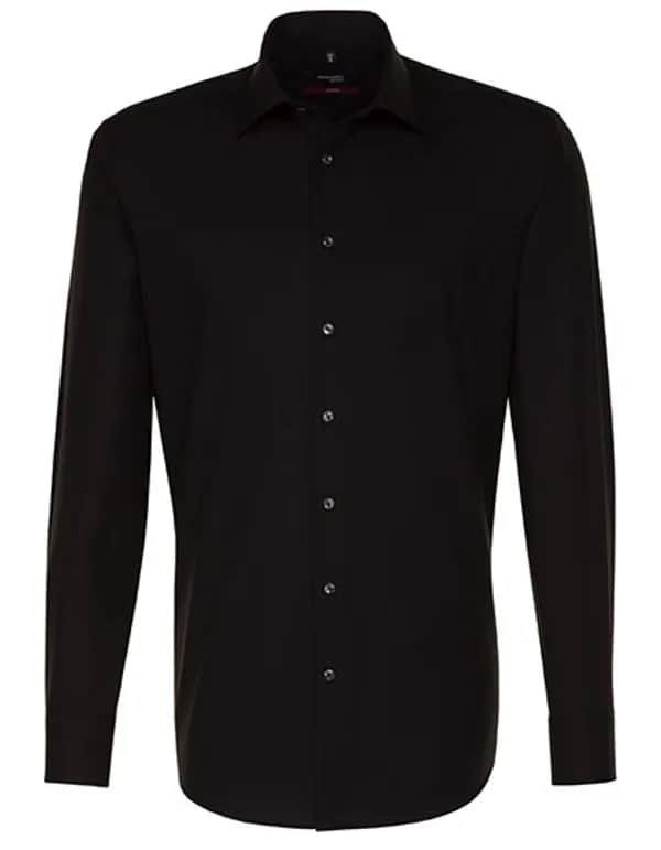 Men´s Shirt Regular Fit Long Sleeve - Black