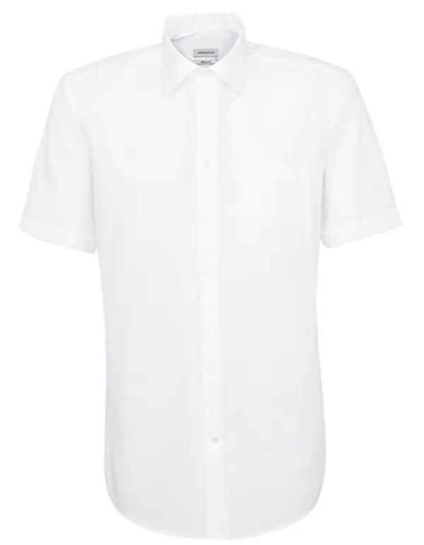 Men´s Shirt Regular Fit Short Sleeve - White