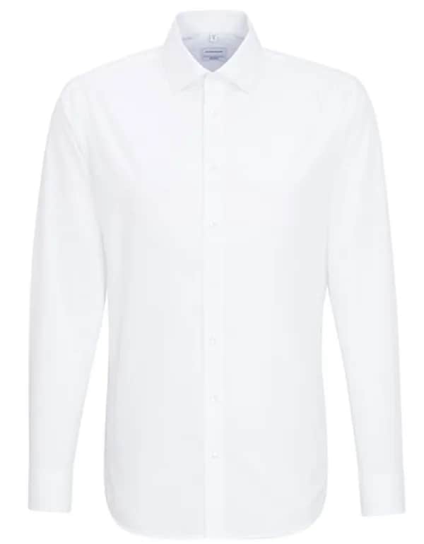 Men´s Shirt Shaped Fit Long Sleeve - White