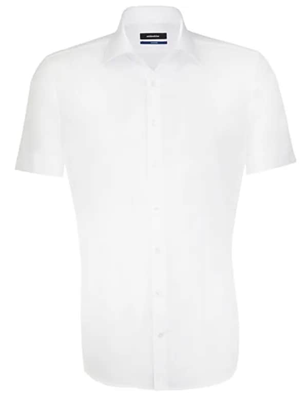Men´s Shirt Shaped Fit Short Sleeve - White