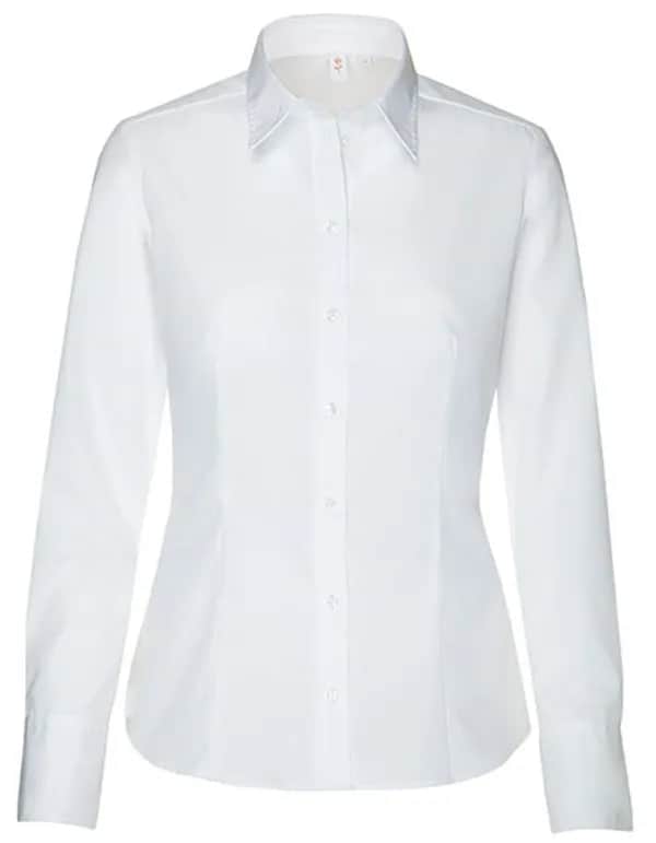 Women´s Blouse Regular Fit Long Sleeve - White