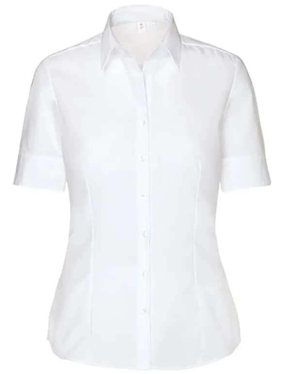 Women´s Blouse Regular Fit Short Sleeve - White