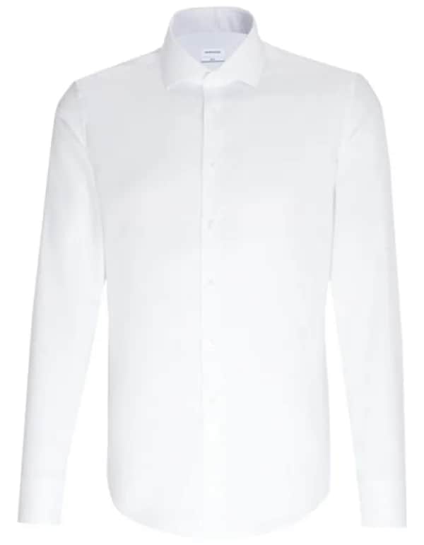 Men´s Shirt Shaped Fit Oxford Longsleeve - White