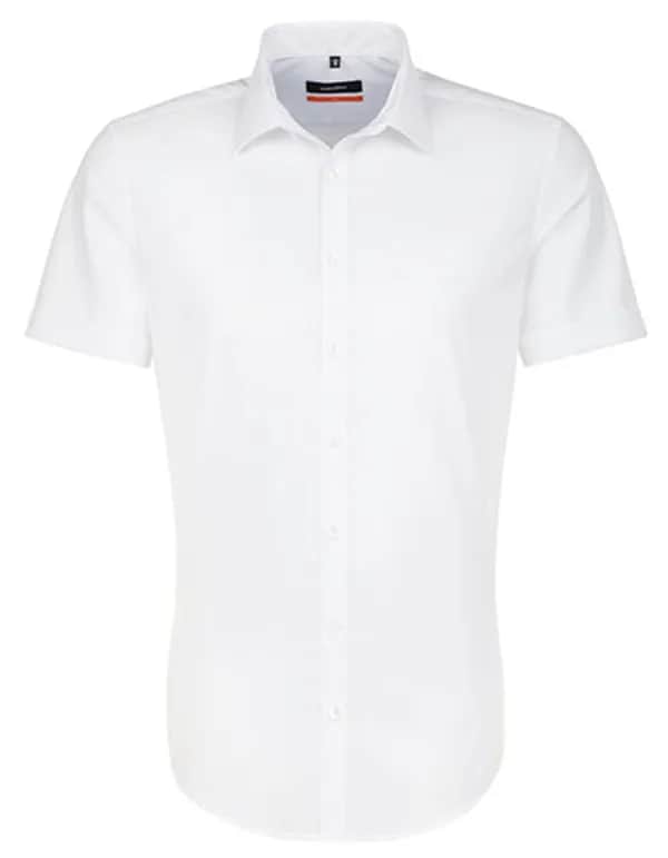 Men´s Shirt Slim Fit Short Sleeve - White