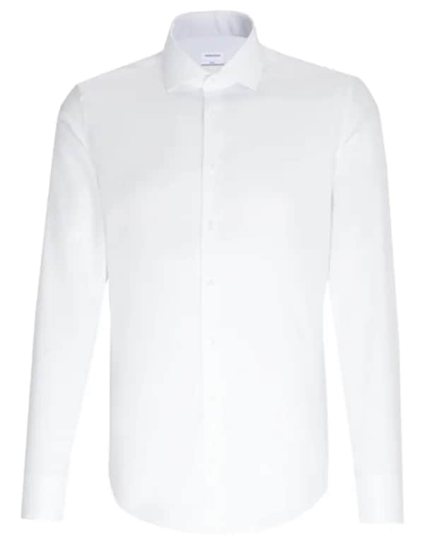 Men´s Shirt Slim Fit Oxford Longsleeve - White