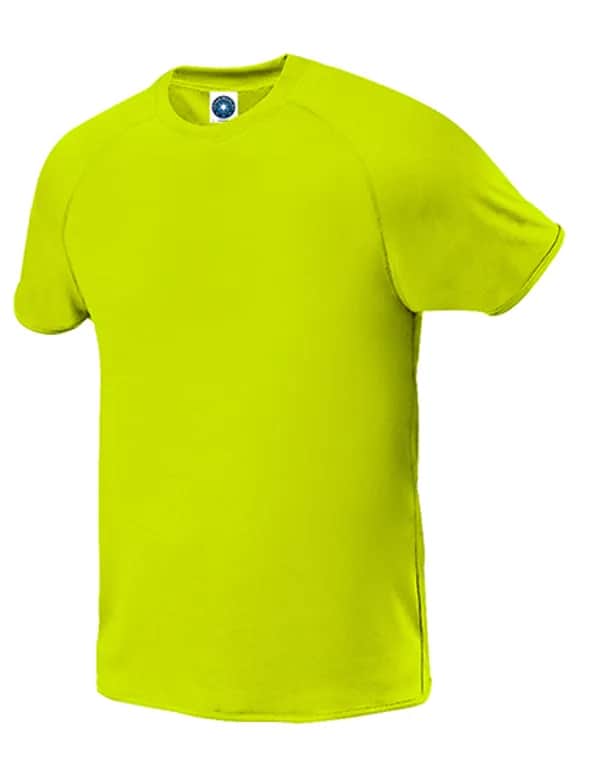 Men´s Sport T-Shirt - Fluorescent Yellow