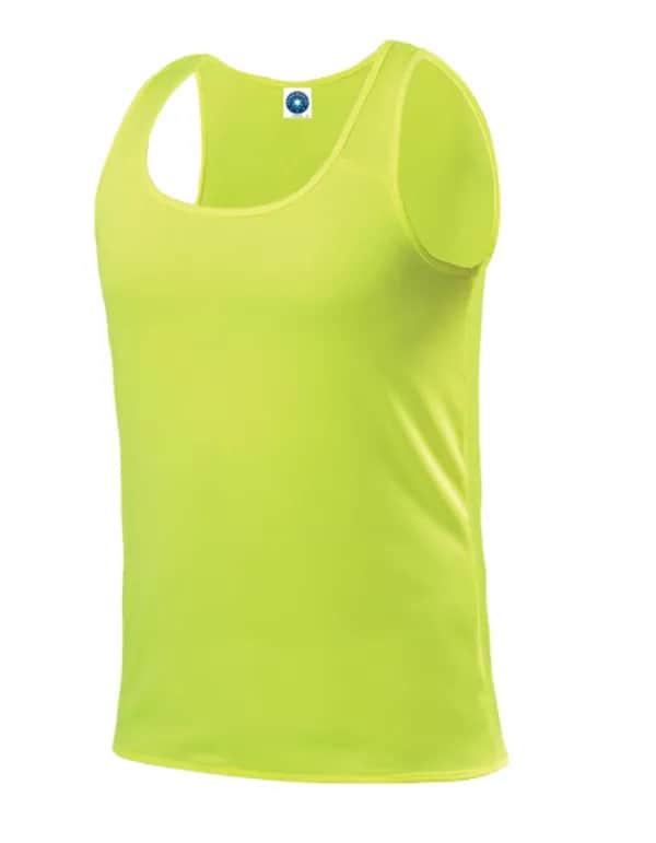 Men´s Running Vest - Fluorescent Yellow