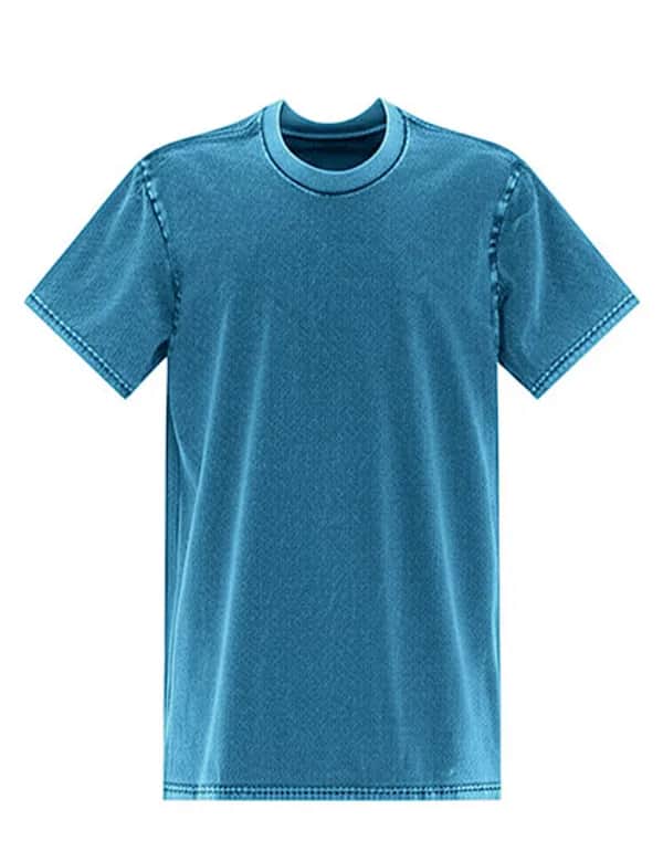 Unisex Vintage Organic Cotton Relaxed Fit T-Shirt - Vintage Denim
