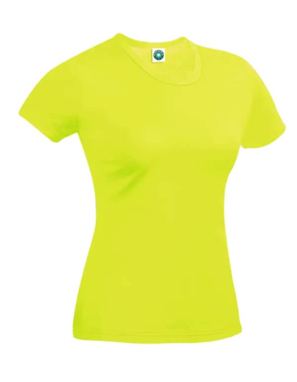 Ladies´ Performance T-Shirt - Fluorescent Yellow