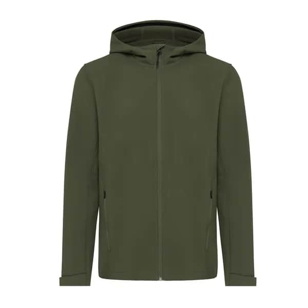 IQONIQ Makalu Herren Softshelljacke aus recyceltem Polyester - khaki