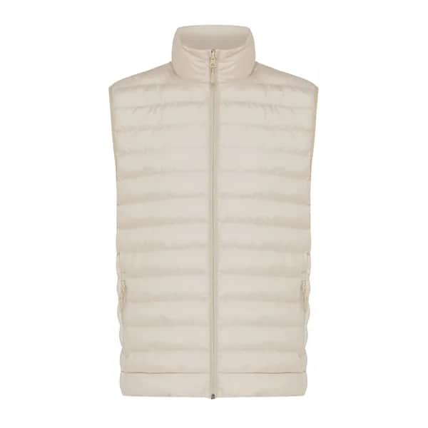 IQONIQ Meru Herren Bodywarmer aus recyceltem Polyester - beige