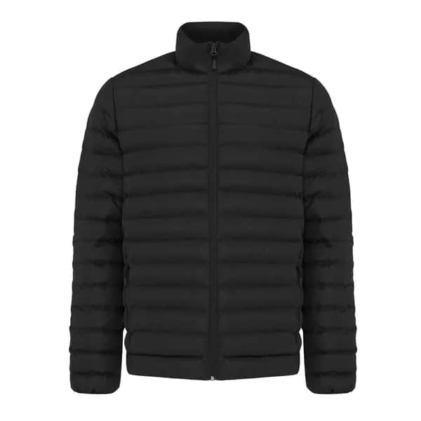 IQONIQ Maiko Herren Steppjacke aus recyceltem Polyester - schwarz
