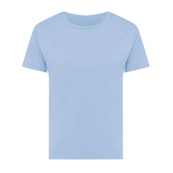 IQONIQ Yala Damen T-Shirt aus recycelter Baumwolle - sky blue