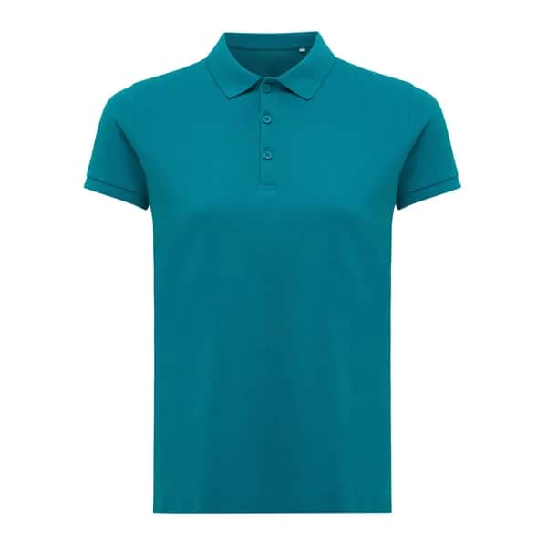 IQONIQ Yosemite Damen Piqué-Poloshirt aus rec. Baumwolle - verdigris