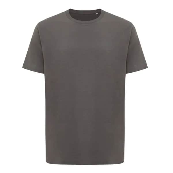 IQONIQ Kakadu relaxed T-Shirt aus recycelter Baumwolle - anthrazit