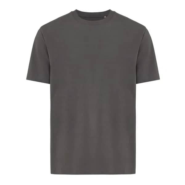 IQONIQ Nikko Heavyweight T-Shirt aus recycelter Baumwolle - anthrazit