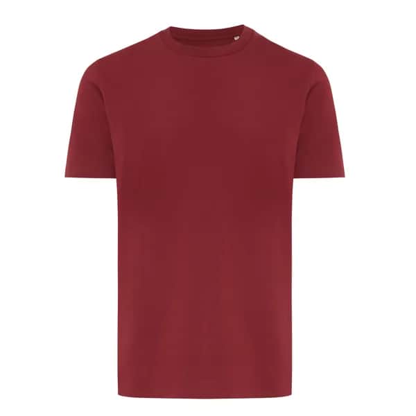 IQONIQ Brett T-Shirt aus recycelter Baumwolle - burgunderrot