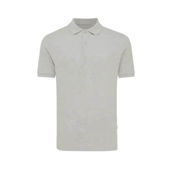 IQONIQ Yosemite Piqué-Poloshirt aus recycelter Baumwolle - heather grey