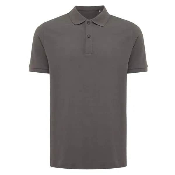 IQONIQ Yosemite Piqué-Poloshirt aus recycelter Baumwolle - anthrazit
