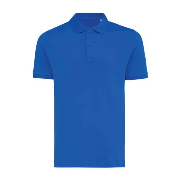 IQONIQ Yosemite Piqué-Poloshirt aus recycelter Baumwolle - Königsblau