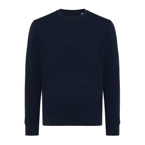 IQONIQ Etosha Lightweight Sweater aus recycelter Baumwolle - navy blau