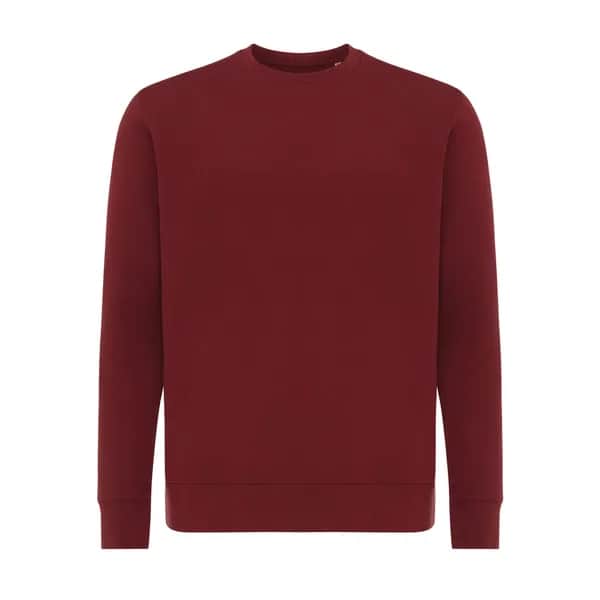 IQONIQ Etosha Lightweight Sweater aus recycelter Baumwolle - burgunderrot