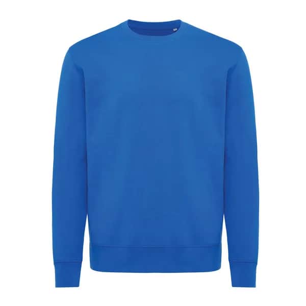 IQONIQ Etosha Lightweight Sweater aus recycelter Baumwolle - Königsblau