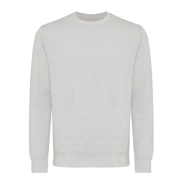 IQONIQ Etosha Lightweight Sweater aus recycelter Baumwolle - light heather grey