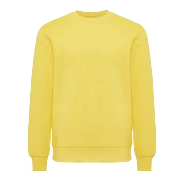 IQONIQ Etosha Lightweight Sweater aus recycelter Baumwolle - gelb