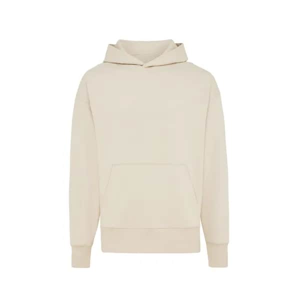 IQONIQ Yoho Relax-Hoodie aus recycelter Baumwolle - natural raw