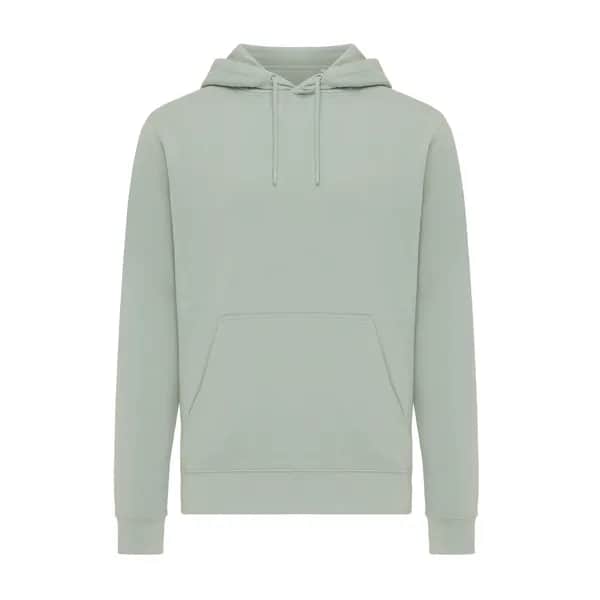 IQONIQ Rila Lightweight Hoodie aus recycelter Baumwolle - Iceberg green