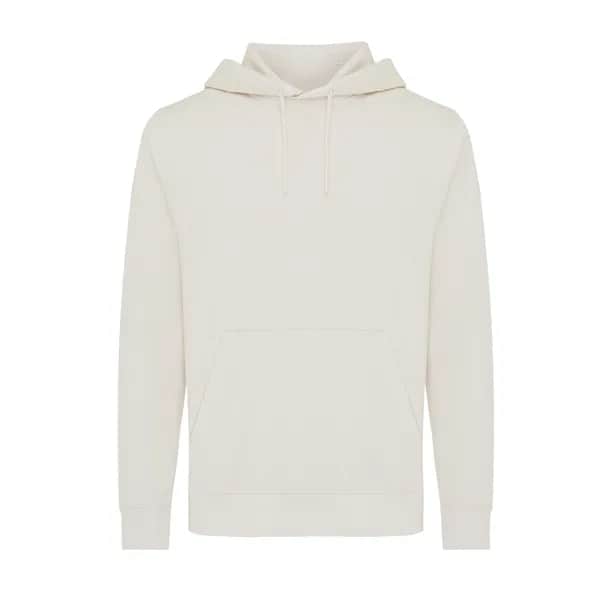 IQONIQ Rila Lightweight Hoodie aus recycelter Baumwolle - ivory white