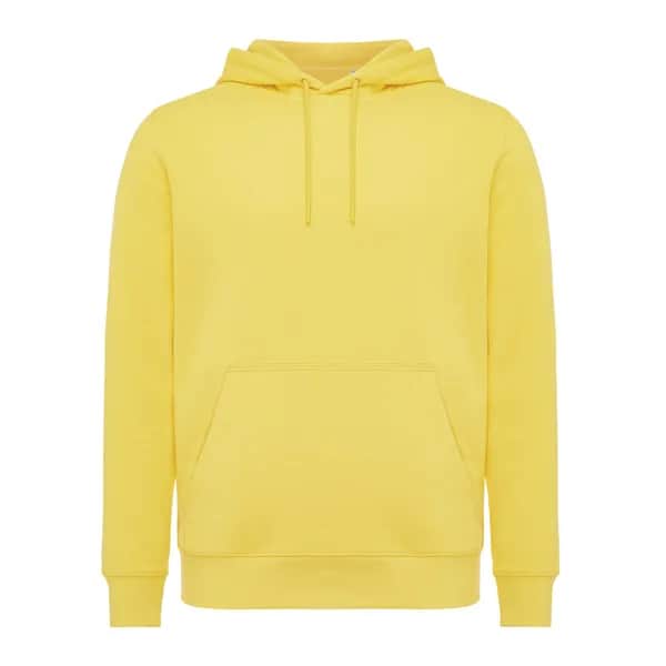 IQONIQ Rila Lightweight Hoodie aus recycelter Baumwolle - gelb