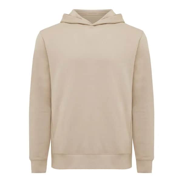 IQONIQ Yengo Hoodie mit Seitentaschen aus rec. Baumwolle - desert